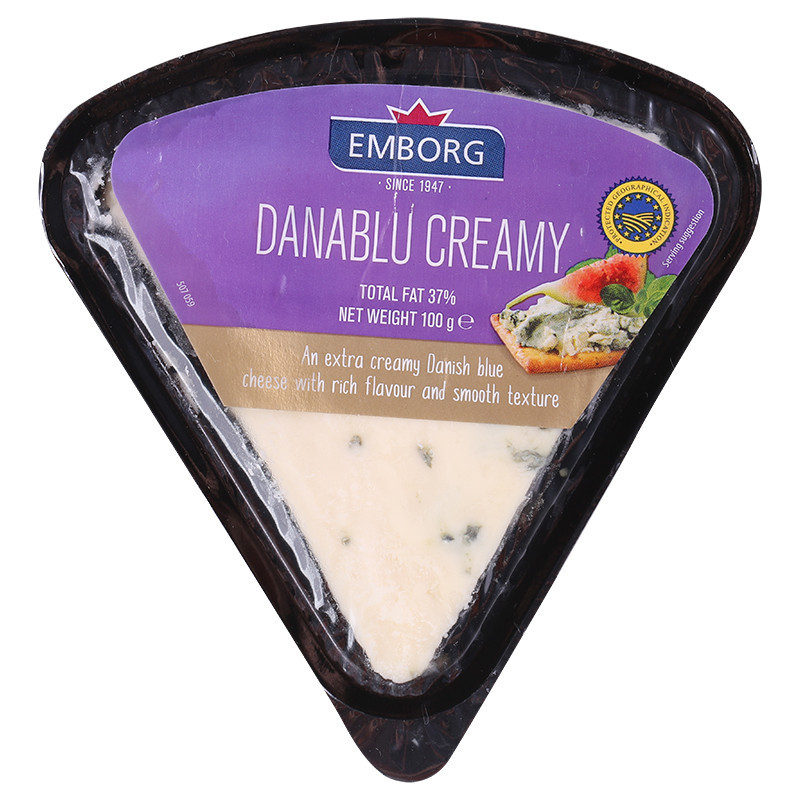 เอ็มบอร์คเดนนิชบรีชีส 125กรัม Emborg Danish Brie Cheese 125g. [หมายเลขบาร์โค้ด 5701215042407 ]