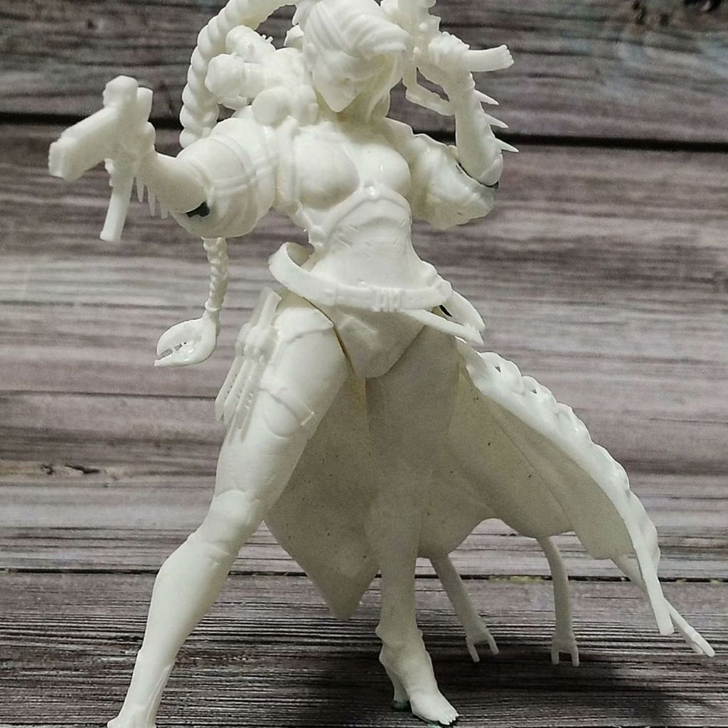 Cyberpunk 2077 Judy Figure Miniature Model GK White Model 3d Model