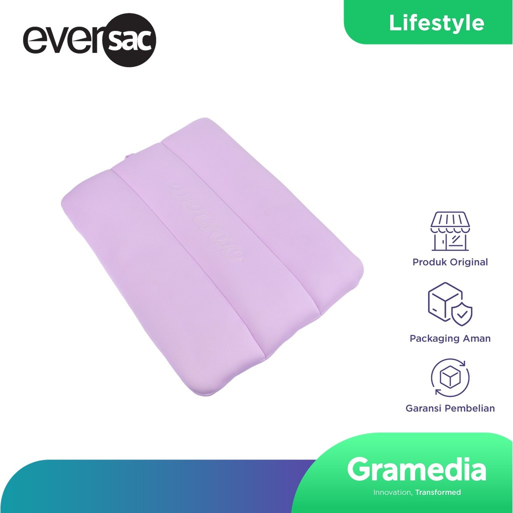 Eversac Puffy Laptop Sleeve 14 นิ้ว สีชมพู