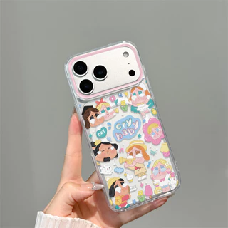 💛💙เคสไอโฟน iPhone 17promax ใช้ได้กับ 14plus เคสป้องกัน Apple 16pro 15 13pro 12 XR 11-CLYCK142