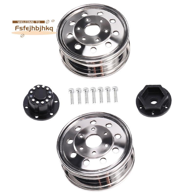 [fsfejhbjhkq]สําหรับ1/14 Scale Tractor RC Car Accessories- ดุมล้อหลังชุดอัพเกรด