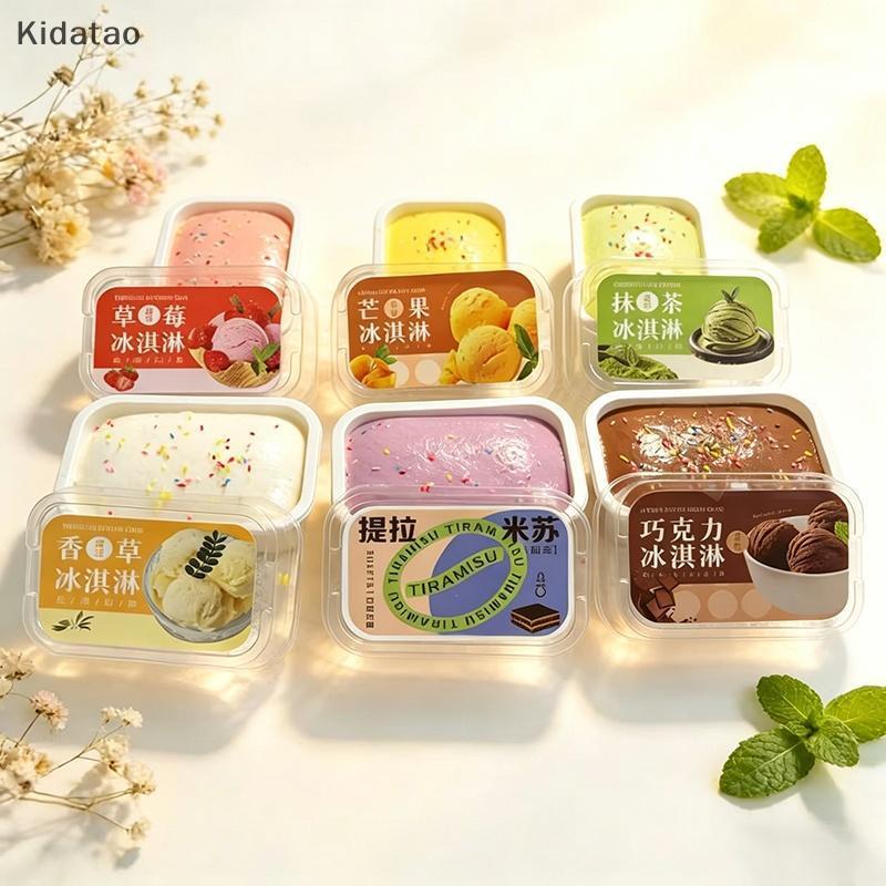 Kidatao Squishy ไอศกรีมเค้กของเล่นความเครียด 1 ชิ้น เพิ่มขึ้นช้าเพื่อการผ่อนคลายและความบันเทิง ใหม่