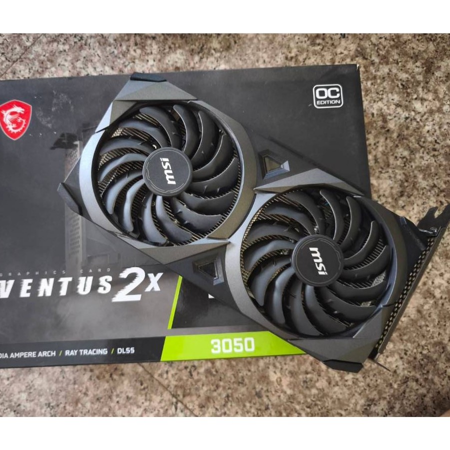 VGA MSI RTX3050 Ram 8 gb การ์ดจอ ประกันหมด (มือสอง)
