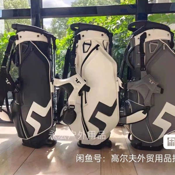 ยี่ห้อใหม่ JL Linderberg Golf Lapel Bracket Ball Bag,สีดําสีขาวสีเทาสามสีตัวเลือกวัสดุ PU กันน้ําเต็