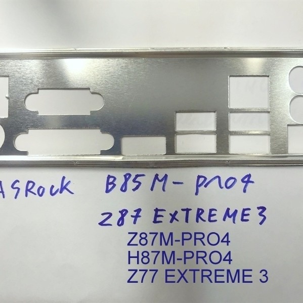 FE บล็อกหลัก ASROCK Z77 EXTREME3 (โล่หลัก IO: 28)