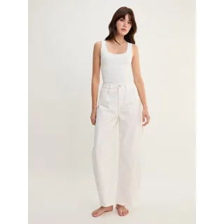 [Pomelo] กางเกงยีนส์ขากว้างเอวสูง / High Waist Wide Leg Denim Pants