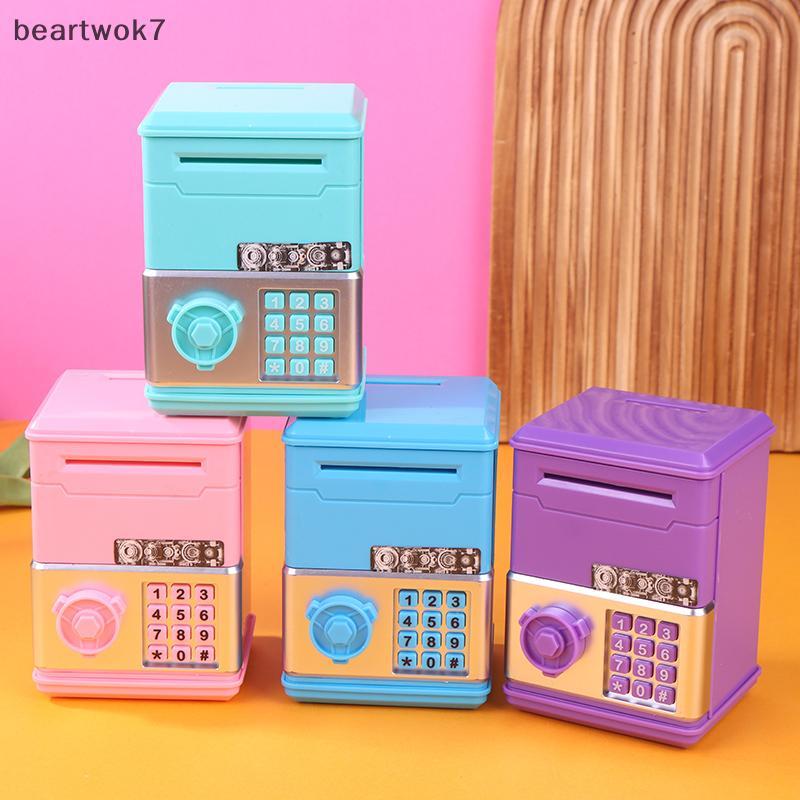 Beartwok7] 1 ชิ้น ATM มินิเงินสดประหยัดกล่องเงินรหัสผ่านใหม่เด็กกระปุกออมสินการเงินประหยัดของเล่นเด็กของขวัญสําหรับชายหญิงใหม่