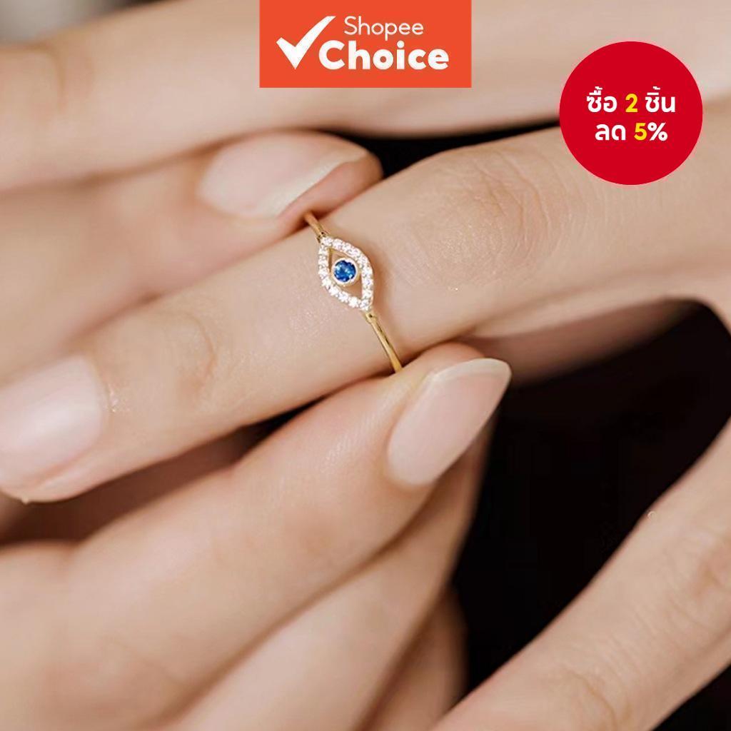 Evil Eye เปิดแหวนปรับโชคป้องกันเครื่องประดับของขวัญสําหรับผู้หญิง