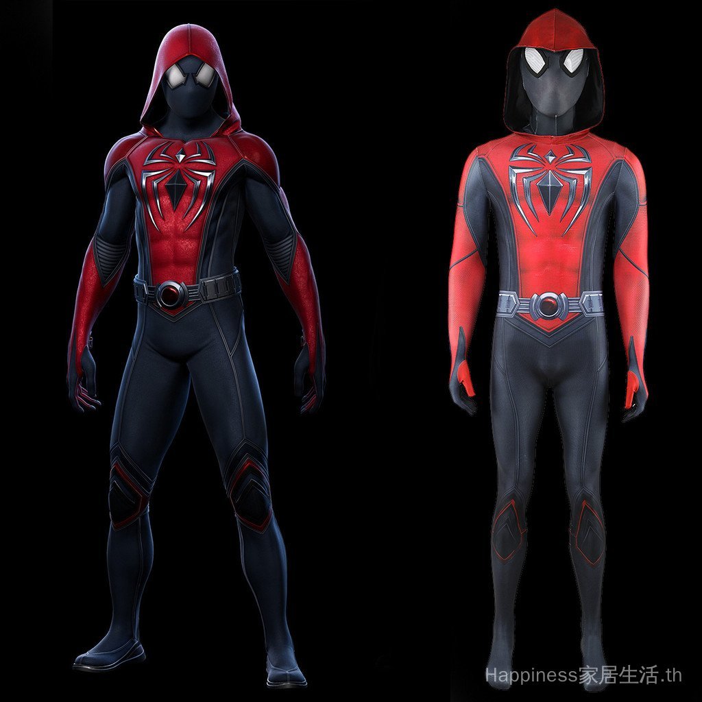 Marvel Spider-Man 2 Venom Black Red cos อะนิเมะฮาโลวีนเครื่องแต่งกาย Venom คอสเพลย์ JNT021