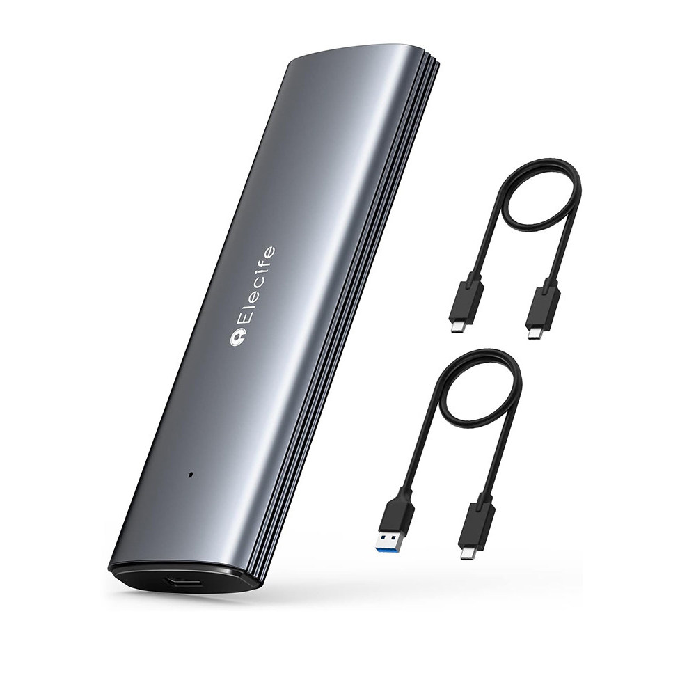 กล่องฮาร์ดดิสก์ส่งออก M.2 NGFF/NVME Dual Protocol SSD Solid State Drive Box 6G/10G การส่งข้อมูลความเ