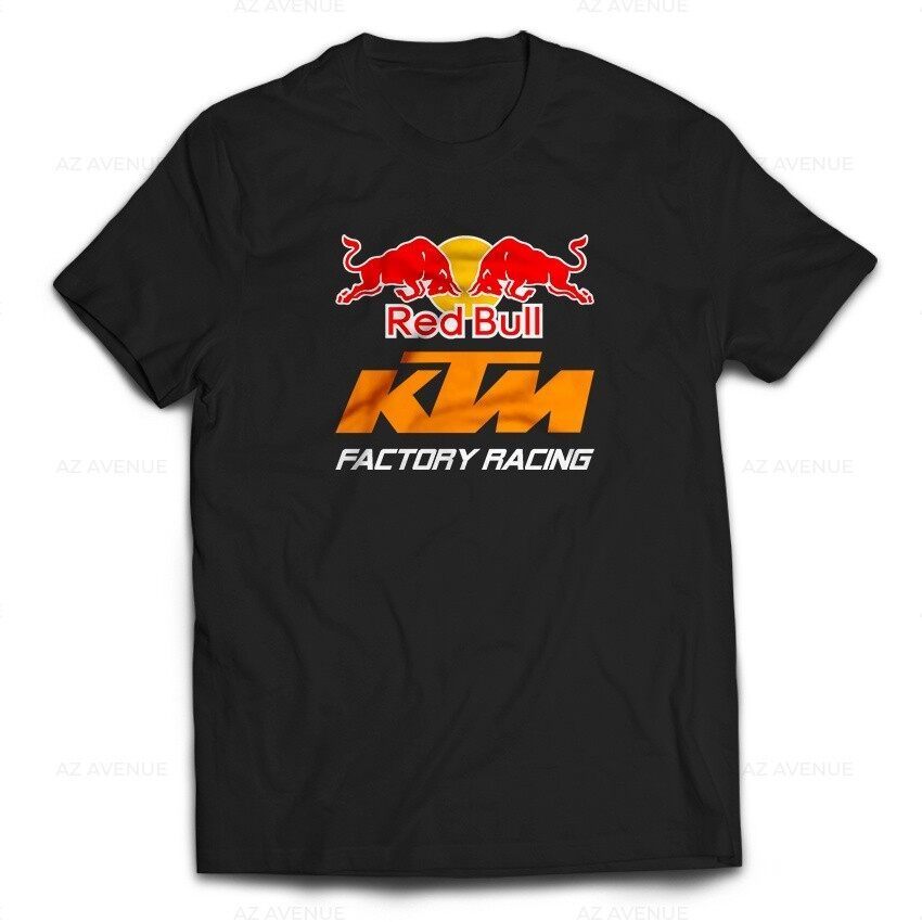 KTM MOTORSPORT แข่งรถจักรยานยนต์ เสื้อยืดแขนสั้น KTM