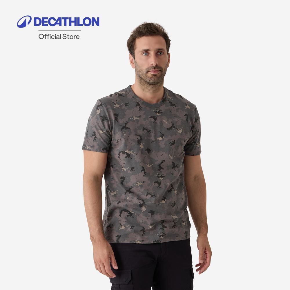 Decathlon T-Shirt Durable Camo เสื้อยืดลายพรางที่ทนทาน รุ่น 100