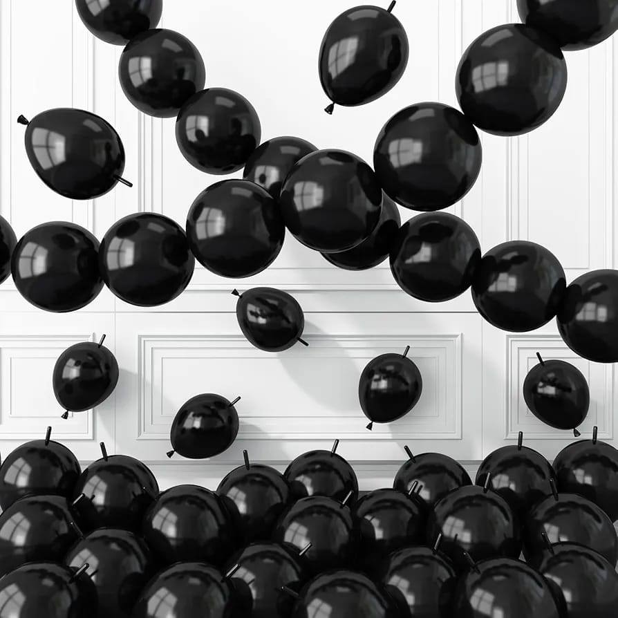 Latex Link Balloon Metallic Chrome Balloon Tail Balloon Connect Unit