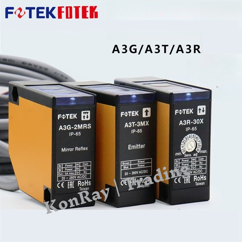 FOTEK สวิตช์โฟโตอิเล็กทริค A3T-3MX-10MX-20MX-3MXD-10MXB-3MXB เซ็นเซอร์ A3R-30X-1MX-2MX-4MX-30XP A3G-