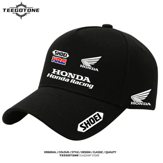 🧢 【หมวกเบสบอลขายดีที่สุด】 หมวกเบสบอล Honda ฮอนด้า ฮอนด้ารถจักรยานยนต์ปรับผ้าฝ้ายหมวกเบสบอลผู้ชายและผู้หญิงถนนหมวกเบสบอล