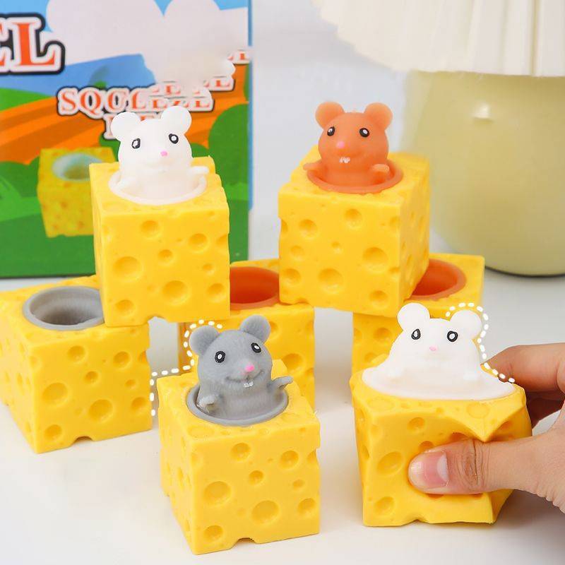 Forthewin แครอทบีบของเล่น Squishy ของเล่นหนูแฮมสเตอร์ Fidget Sensory ของเล่น th