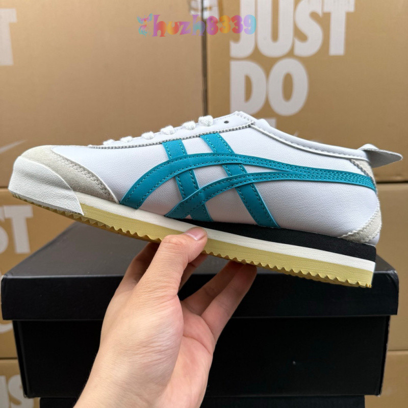 บริษัทเกรดเม็กซิโก 66 PF หนัง T-Toe รองเท้าหนาSoled Low-Top Breathable Cushioning Life Casual รองเท้