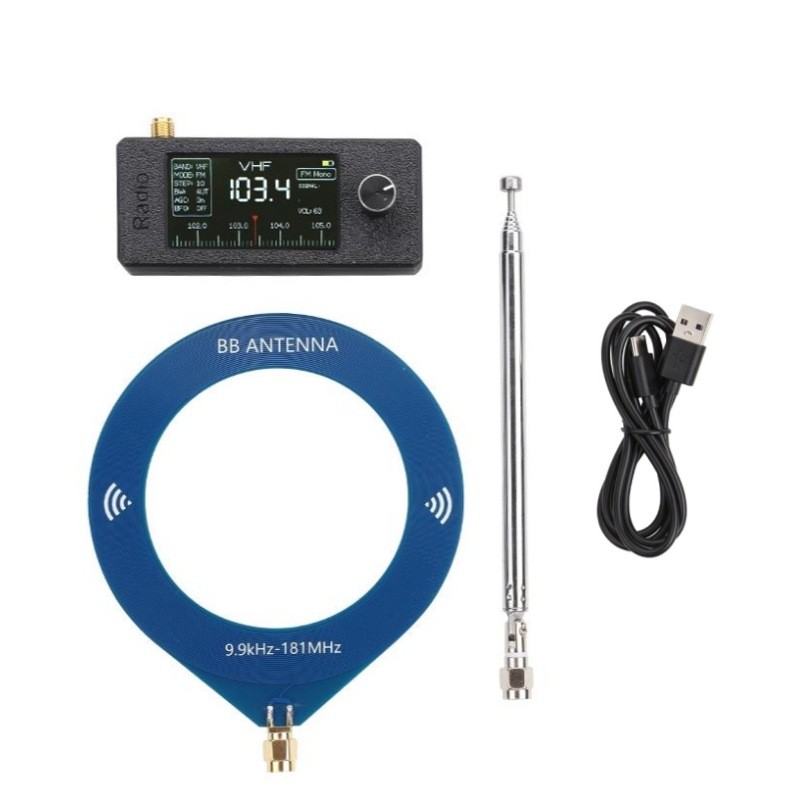 เวอร์ชันอัปเดต ATS-mini V2 0.5-108MHz SI4732 วิทยุขนาดเล็ก Poc