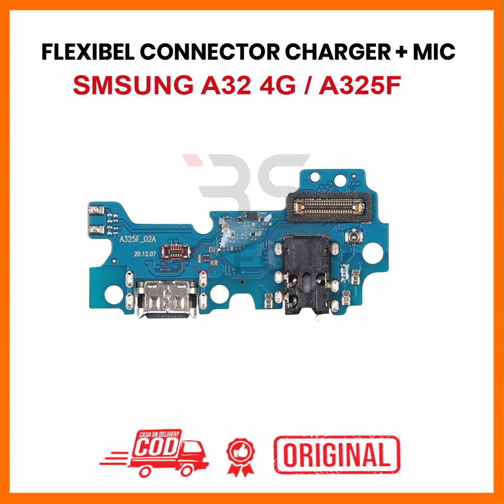 FLEXIBLE CONNECTOR CHARGER SMSUNG A32 4G / A325F CONNECTOR HANDSFREE + ไมค์