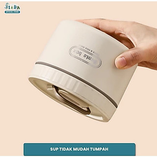 Sinda Kotak Makan Portable Tahan Panas / Container Sealed Round Stainless Lunch Box Tahan Bocor / kotak makan 1 set premium T100/T001