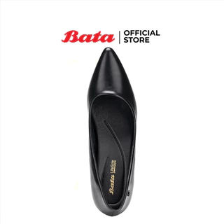 Bata บาจา รองเท้าคัทชูรับปริญญา พิธีการ ทางการ แบบสวม สูง 1 นิ้ว สำหรับผู้หญิง รุ่น DENAIR สีดำ 6316272 สีเบจ 6318272