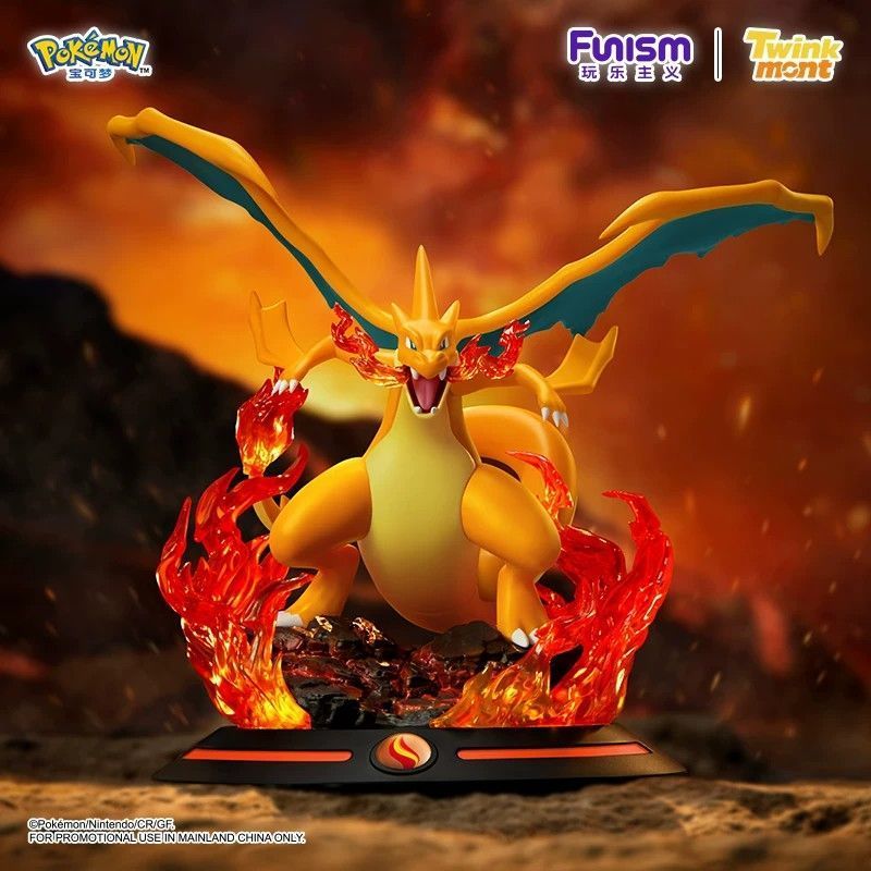 Funism Funism Pokémon Figure เครื่องประดับ Super Charizard Pikachu ของเล่นตุ๊กตาของขวัญวันเกิด