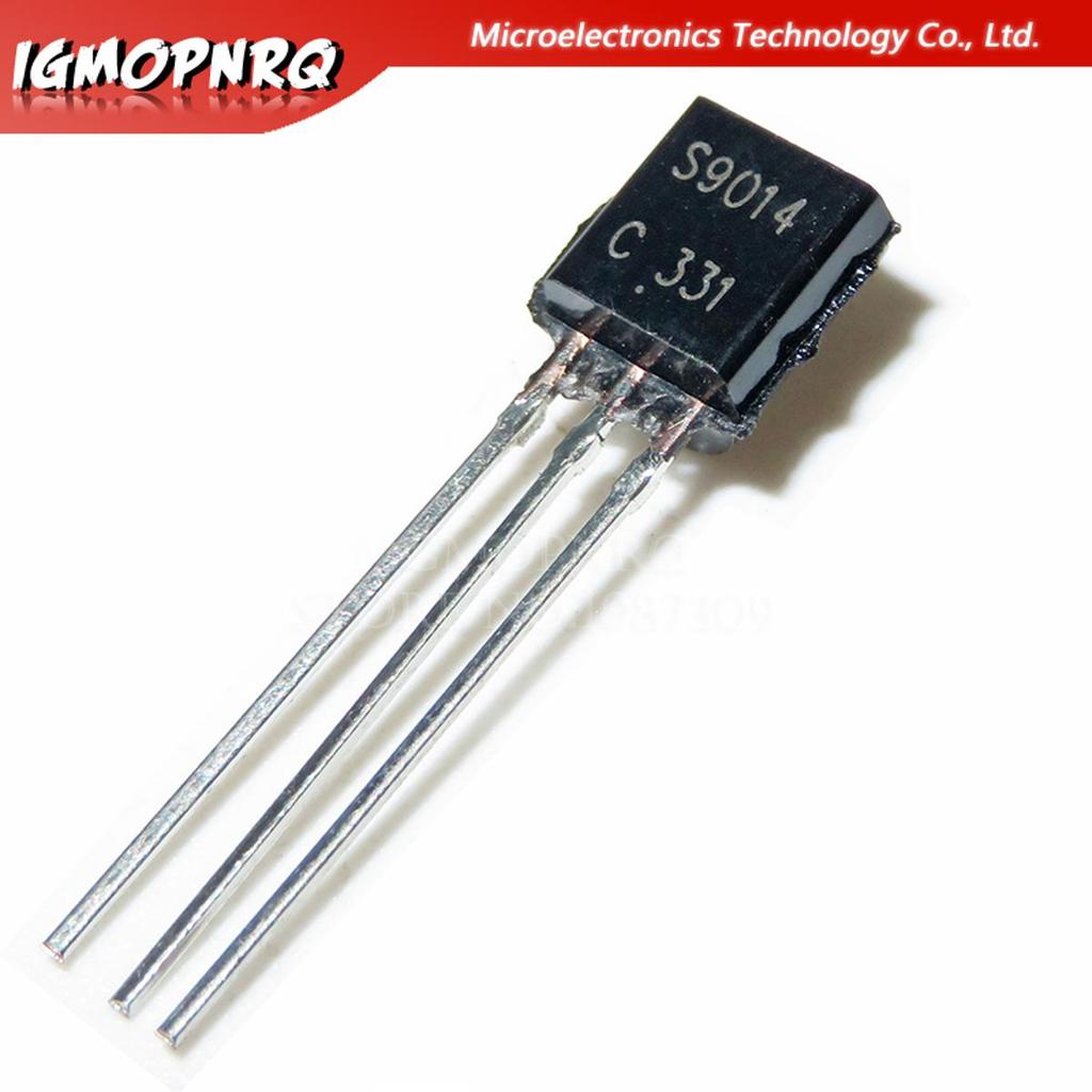 100 ชิ้น S9014 SS9014 9014 ทรานซิสเตอร์ Bipolar - BJT NPN/50V/10mA TO-92 ใหม่เดิม