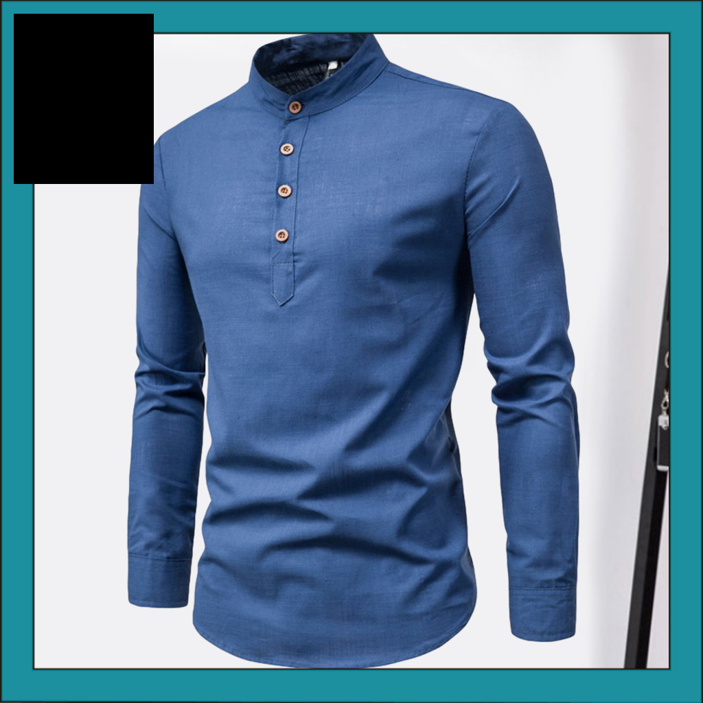 [CF] Breathable Men Tops Modern Look Men Tops Mens Slim Fit Business Shirt Lightweight Breathable Lo