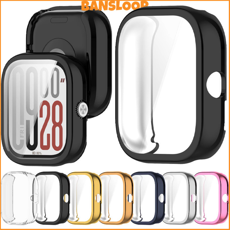 กรณี TPU for Xiaomi Redmi Watch 5 นุ่มครอบคลุมจอป้องกันหน้าจอครอบคลุมกรอบกันชน for Smartwatch Redmi Watch 5 อุปกรณ์เสริม