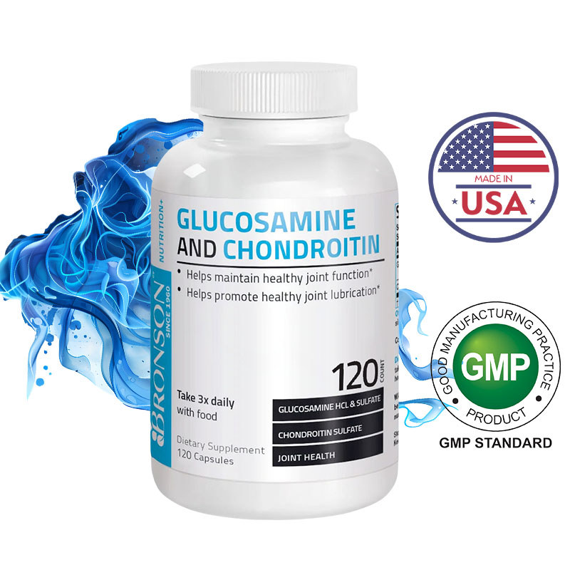 Bronson Glucosamine & Chondroitin Capsules | ช่วยบำรุงข้อต่อและการเคลื่อนไหว | 120 Capsules