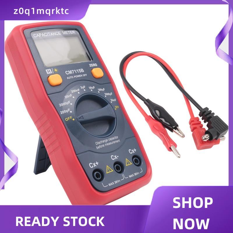 z0q1mqrktc CM7115B Capacitance Meter มัลติมิเตอร์แบบดิจิตอลจอแสดงผล LCD เครื่องมือ,CM-7115A อัพเกรด