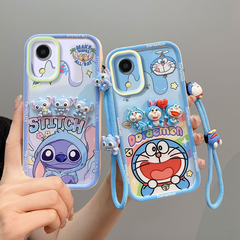 เคส Samsung A03 Core เคส  Kuromi Doraemon เคส การ์ตูนเคสสามมิติน่ารักเคส แบบนุ่ม XX-TYGZ2