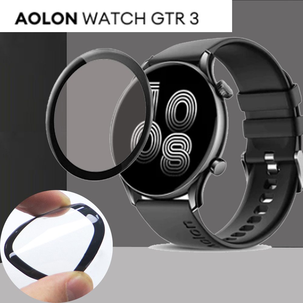 Aolon GTR 3 ฟิล์มคลุมทั้งหมดปกป้องหน้าจอสําหรับ Aolon GTR3 อุปกรณ์เสริมนาฬิกาอัจฉริยะ Soft 3D Screen