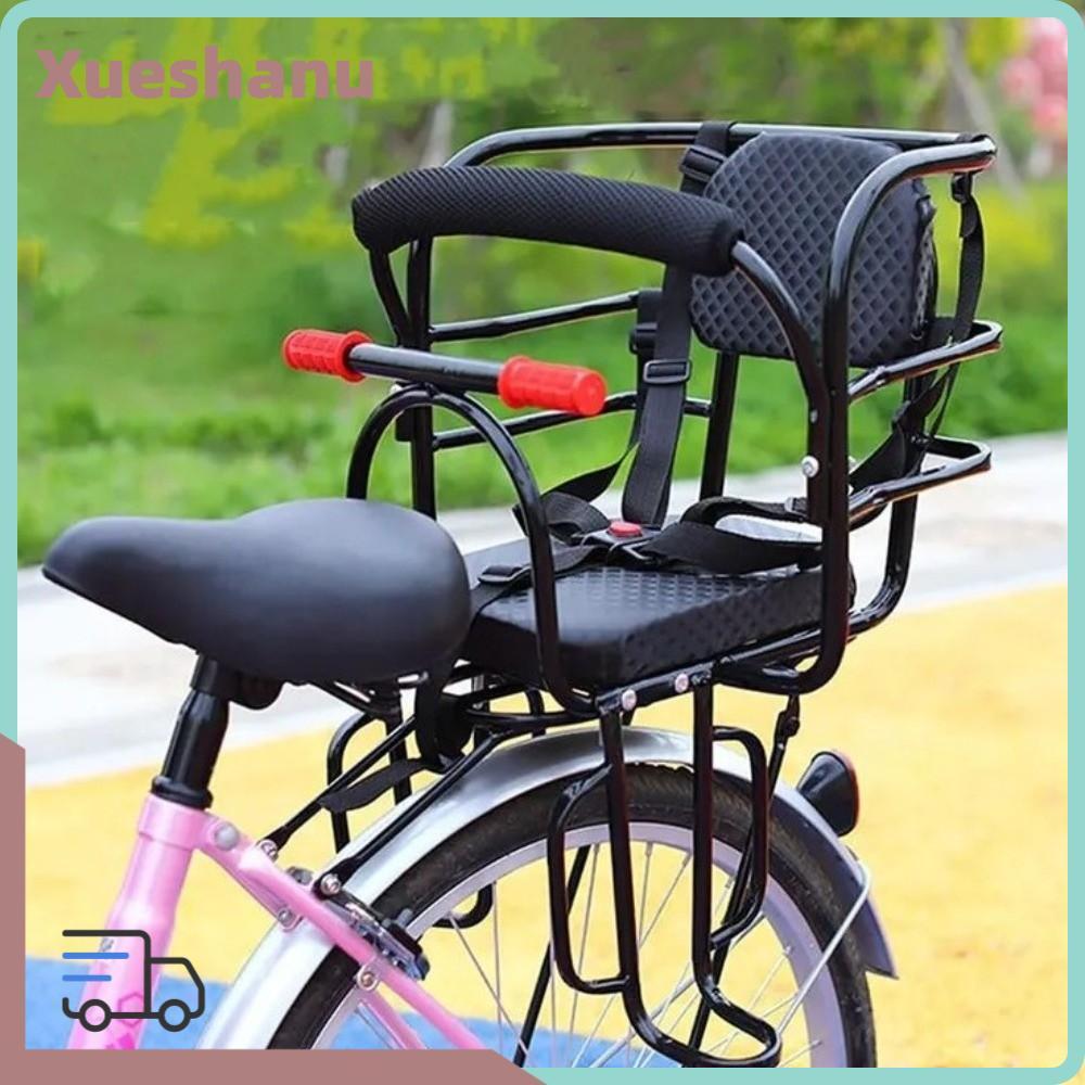 XUESEE เบาะนั่งนิรภัยเด็ก ที่วางแขนเหยียบ ที่นั่งเด็กติดจักรยาน MTB/E-Bike ปรับได้ ติดตั้งง่าย