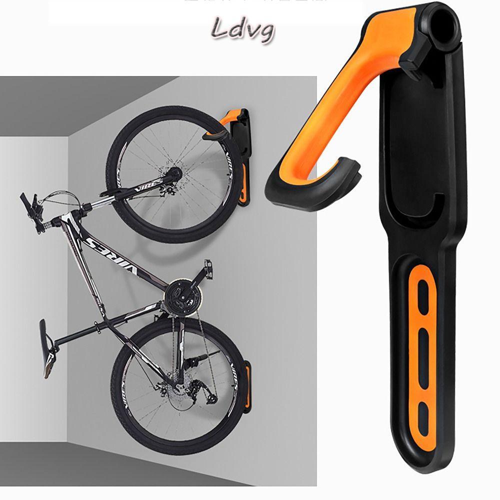 LDVG ตะขอติดผนังประหยัดพื้นที่สําหรับจักรยาน รองรับ Universal ชั้นวางจอดรถจักรยาน Stable Anti-scratch