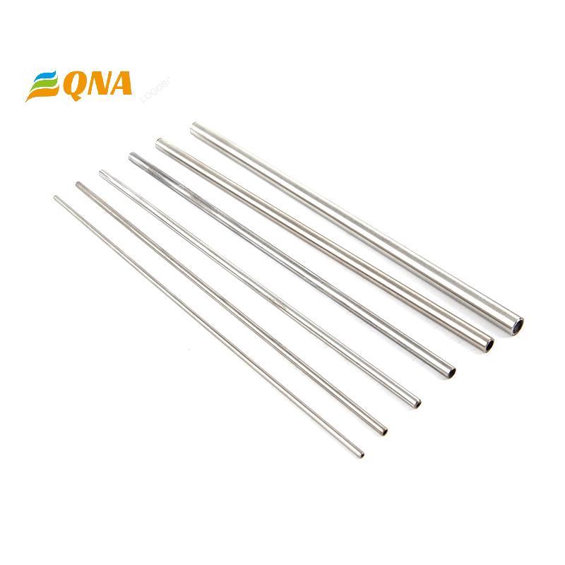 [QNA] Silver Round 304 Stainless Steel Capillary Tube Pipelery Tube 250mm Hollow Circular Tube ใหม่