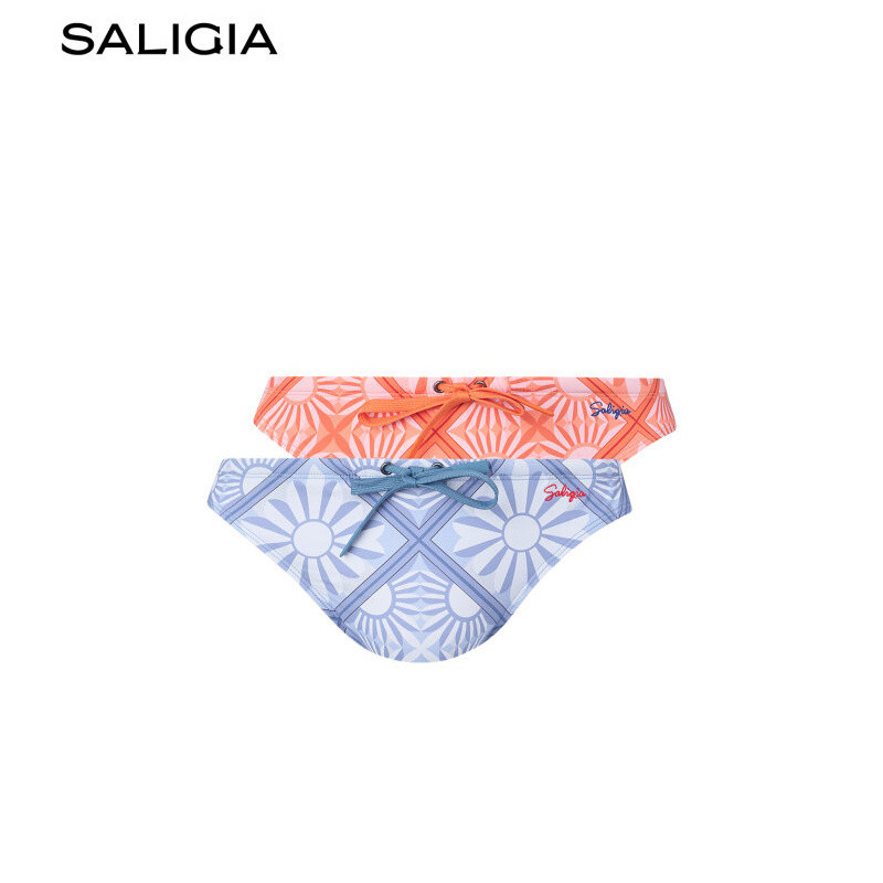 SALIGIA | SWIM BIKINI กางเกงว่ายน้ำชาย ผู้ชายกางเกงว่ายน้ําการพิมพ์ดิจิตอลคลอรีนผ้าทนผู้ชายบิกินี่