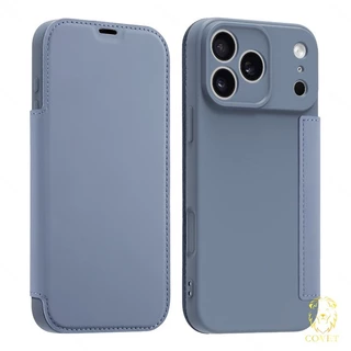 EIRVEXEL เคสแม่เหล็กหรูหราเข้ากันได้สําหรับ IPhone 17 16 15 14 13 12 11 Pro Max, X XR XS Max, พร้อมช่องใส่การ์ดแบบบูรณาการ, และกระเป๋าสตางค์ Flocking Flip