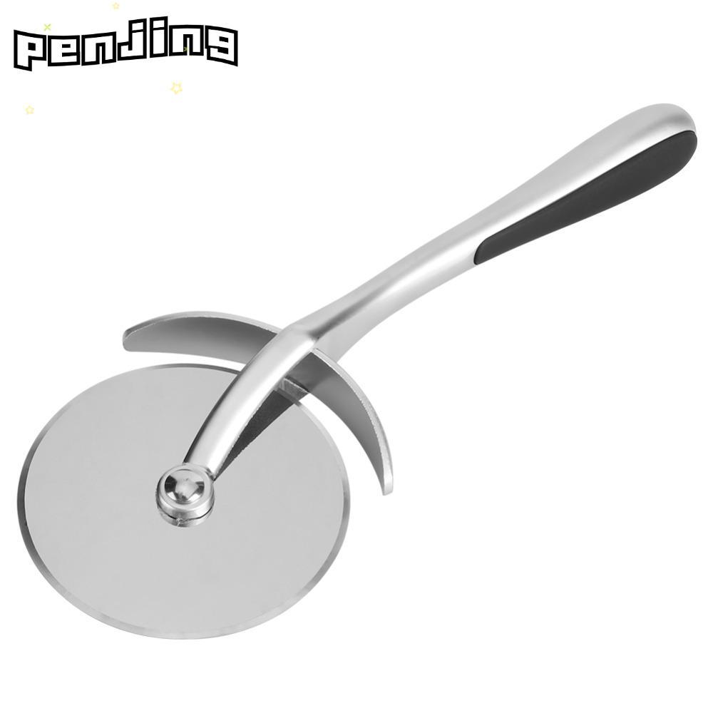 PENJING เครื่องตัดพิซซ่ามืออาชีพ, Precision Edge Zinc Alloy เครื่องตัดพิซซ่ามัลติฟังก์ชั่น, คลาสสิกเกรดอาหารเรียบหมุน Pastry เครื่องตัดพิซซ่าเบเกอรี่ Catering