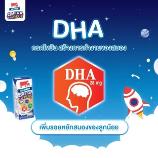 (x2) แพ็คคู่ [BBE: เดือน 3/2027] ไทยเดนมาร์ค โอเมก้า พลัส รสจืด 180 มล. // (x2) Thai Denmark OmegaPlus 180 ml