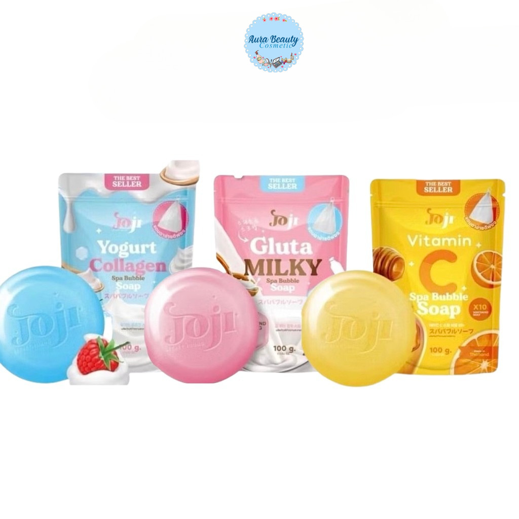 Joji Secret Young Spa Bubble Soap 100g. (free whipping net) สบู่วิปโฟม นุ่ม ยืด มาพร้อมตาข่ายตีฟอง