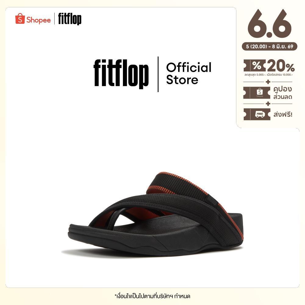 FITFLOP SLING W/RESISTANT MESH/WEB TP รองเท้าแตะแบบหูหนีบผู้ชาย รุ่น A5U-D31 สี BLACK