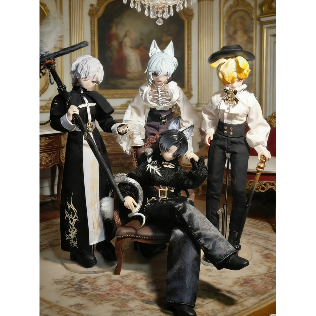 ช่วงเวลาการสั่น: Sicililian Past Series mjd BJD กล่องตาบอดตุ๊กตา Action Figurines เครื่องประดับของเล่นอินเทรนด์คริสต์มาสของขวัญประณีต
