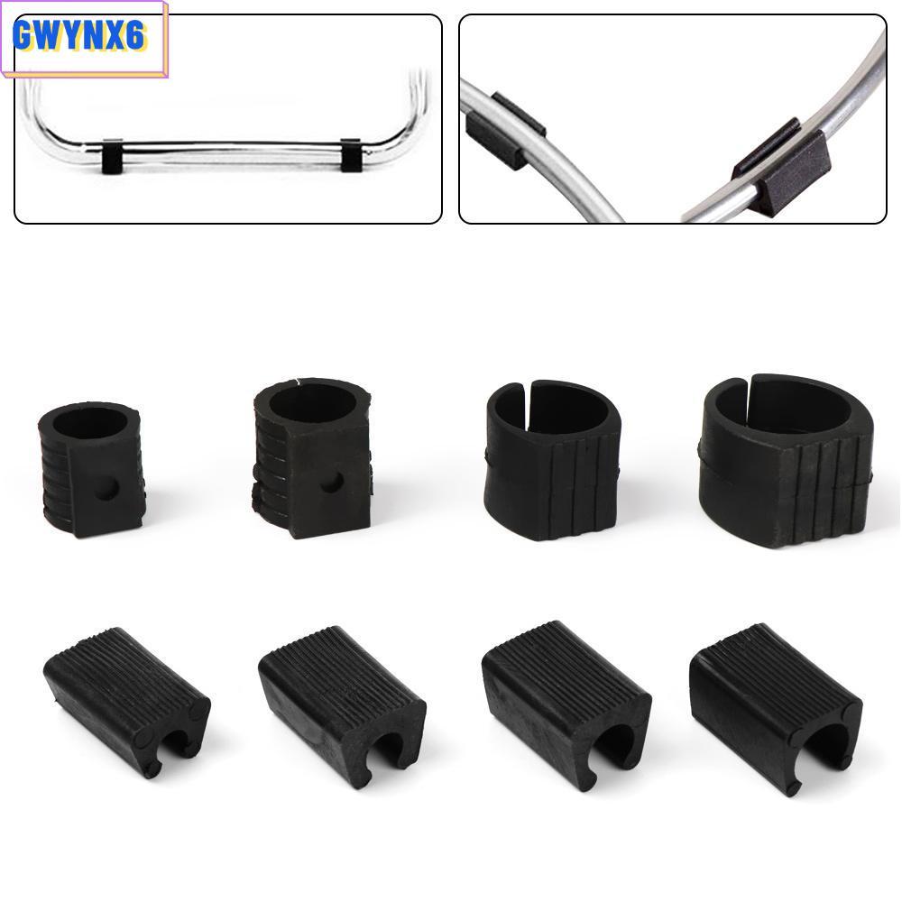 GWYNX6 10 ชิ้น Tube Caps ทนทานลื่น Anti-front Tilt U รูป Damper สตูล