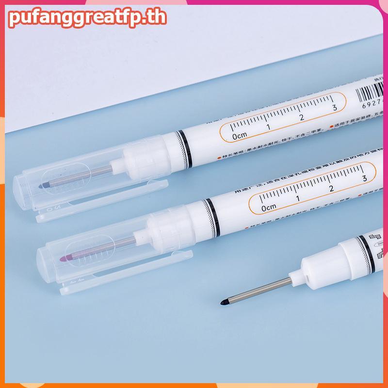 PUCEFP Long Nip Waterproof Marker 72 Hours Construction Pen สําหรับการเจาะและการเขียน