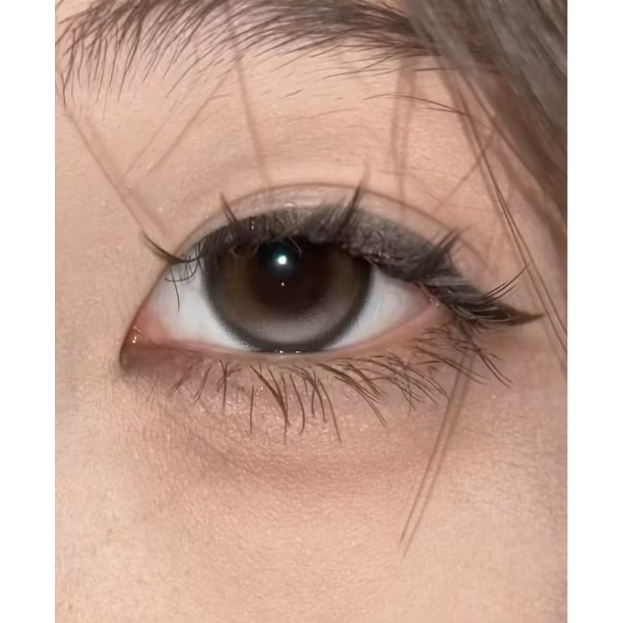 New ArrivalMrs.H สีน้ําตาลสีคอนแทคเลนส์พร้อม Power Nature Profound 6 เดือน 14.2 มม.ชุดเลนส์นุ่ม 0--0