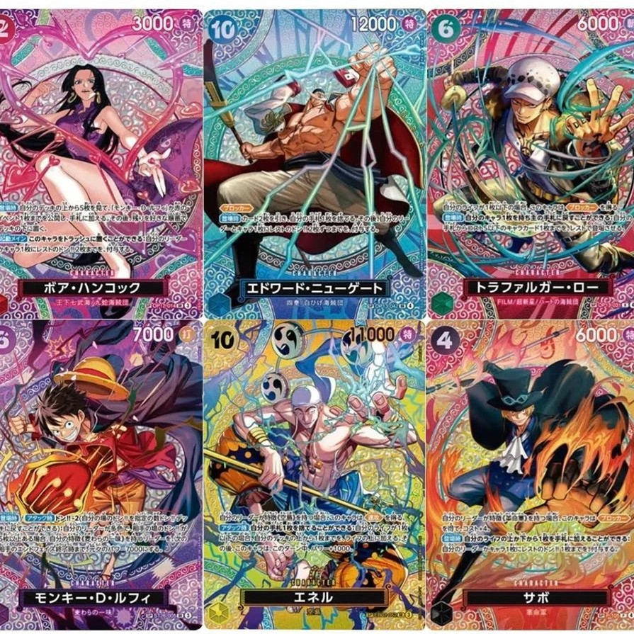 การ์ดสะสม ONE PIECE ลิง D. Luffy Boa·Hancock ST26-005 JPN DIY คุณภาพสูง Self Made เกมอะนิเมะการ์ดของเล่น