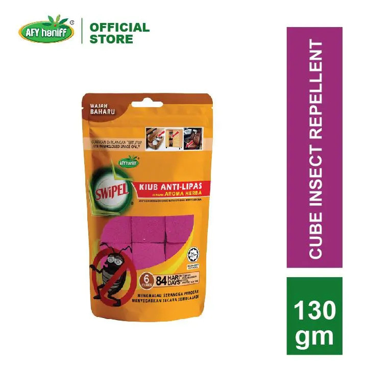 Kiub Halau Lipas Rumah AfyHaniff SWiPEL 130g ปลอดสารพิษแมลงสาบ Repellent Cube แมลงธรรมชาติ Pest Cont