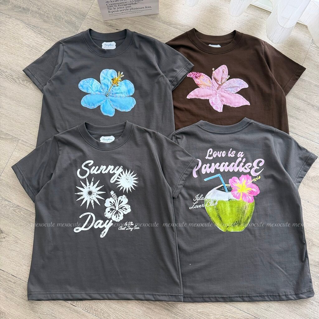 mexocute♡ (อก38/อก34) เสื้อครอป Baby Tee ผ้าคอตตอน หนานุ่ม เดอะพัมกิ้น #3