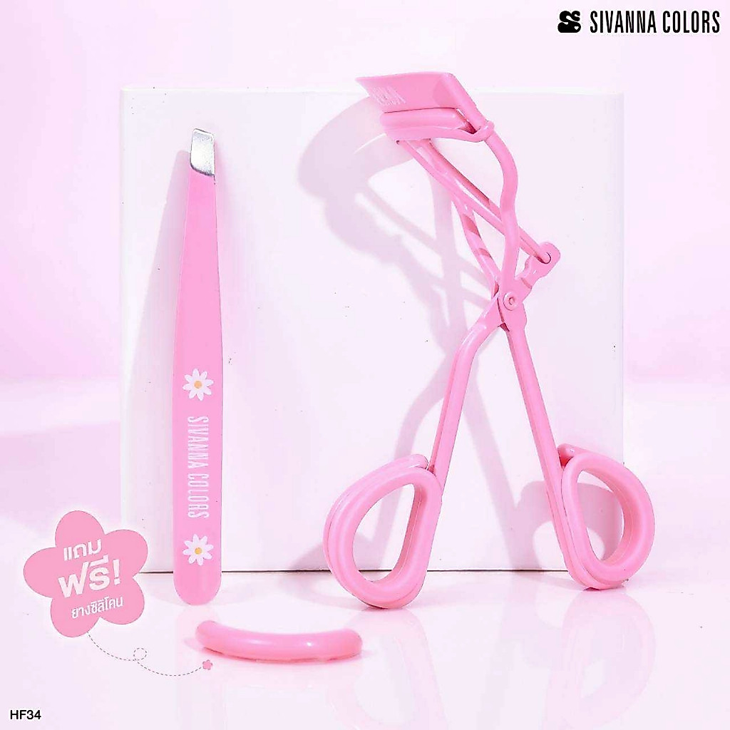 HF34 Sivanna Colors Eyelash Culer & Tweezers